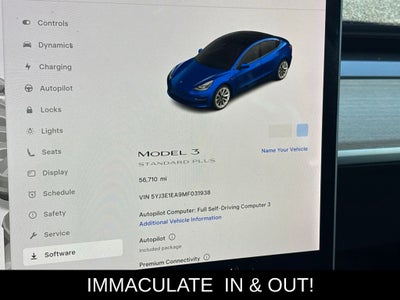 2021 Tesla Model 3 Standard Range Plus