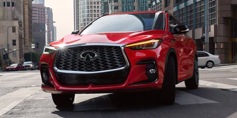 Infiniti QX55 model front view