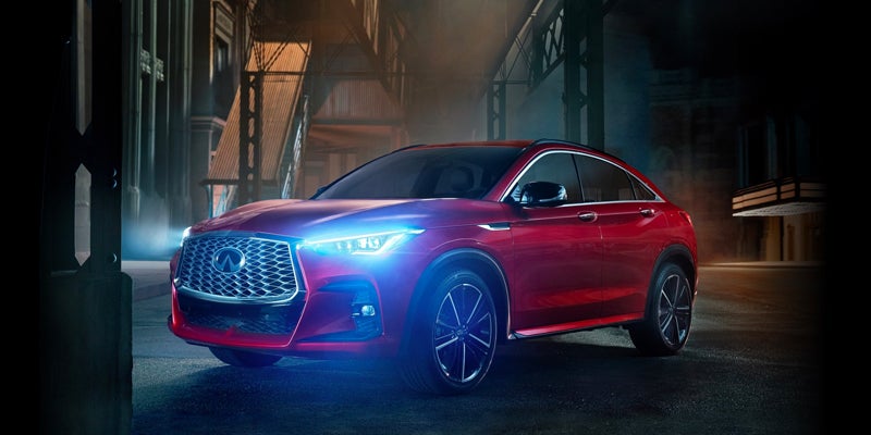 Infiniti QX55 model front view