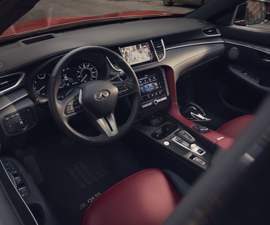 QX55 model interior view