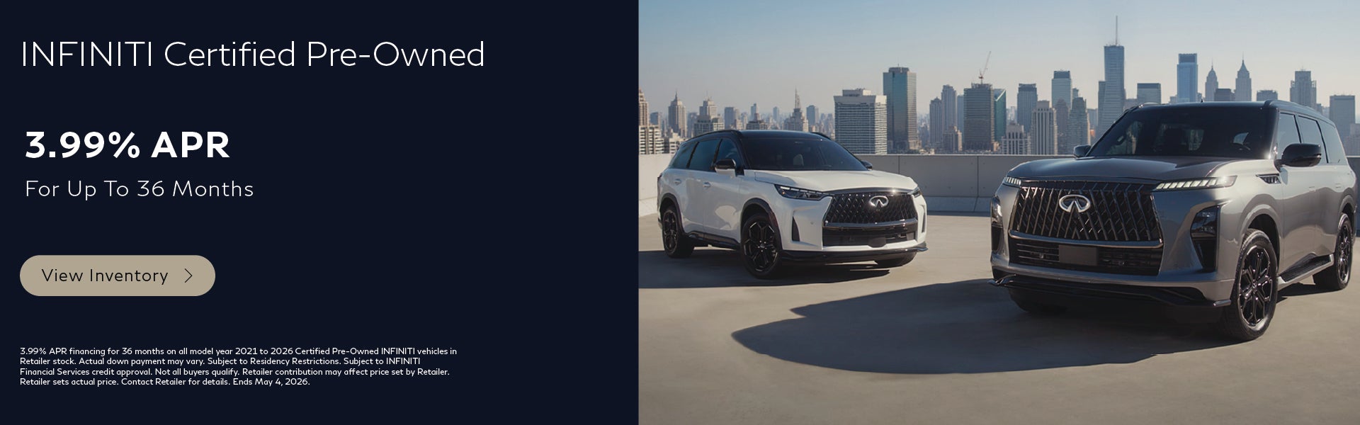 SD INFINITI CPO Offer 