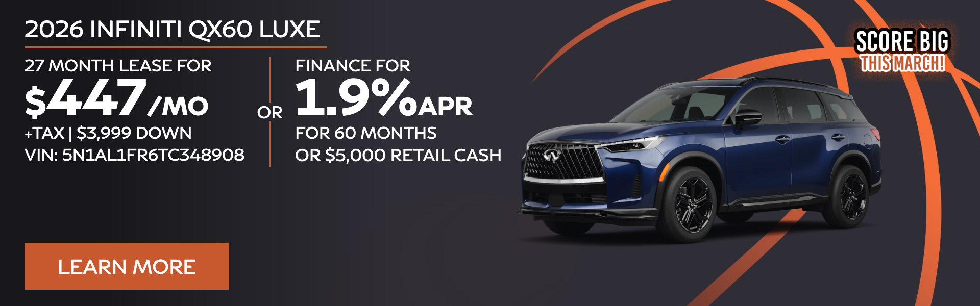 2026 INFINITI QX60 Luxe